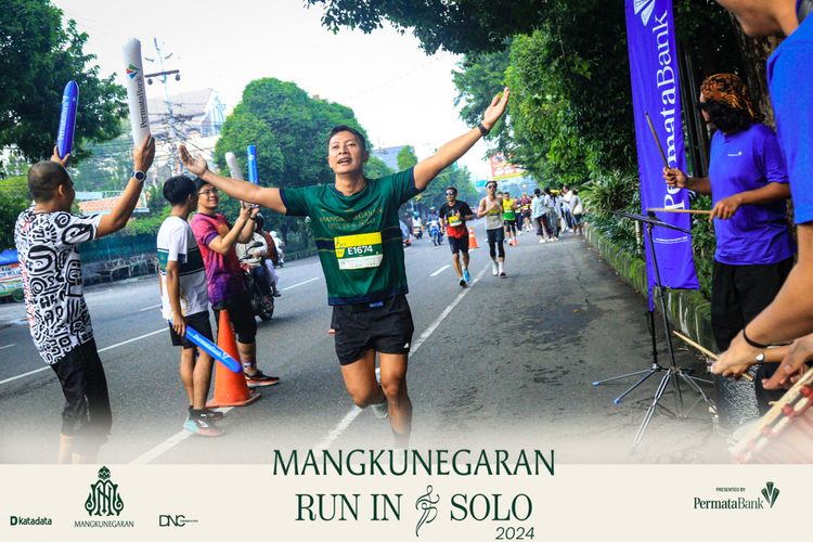 Race photo from Mangkunegaran Run 2024