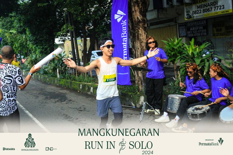 Race photo from Mangkunegaran Run 2024