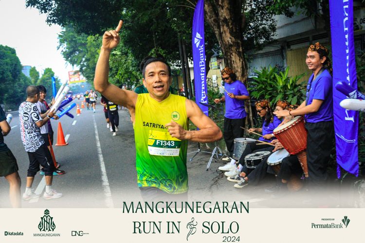 Race photo from Mangkunegaran Run 2024