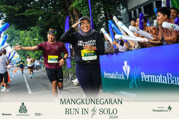 Race photo from Mangkunegaran Run 2024