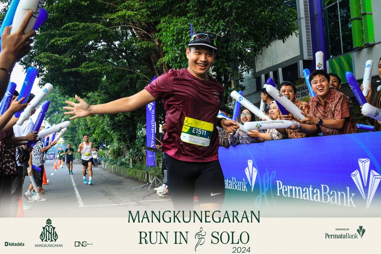 Race photo from Mangkunegaran Run 2024