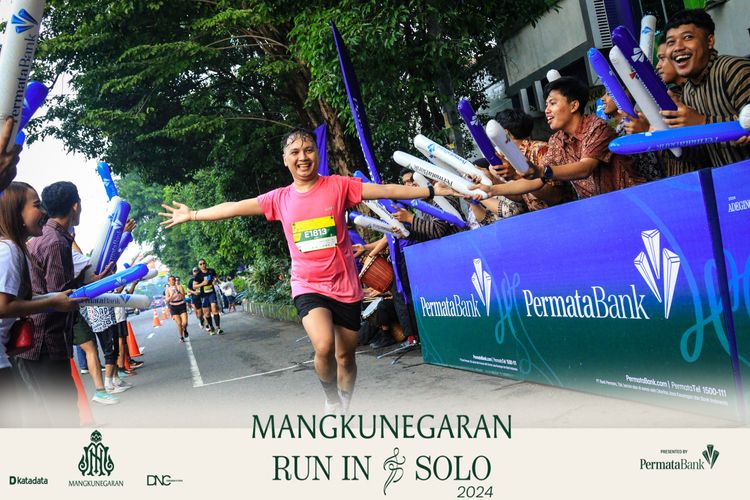 Race photo from Mangkunegaran Run 2024