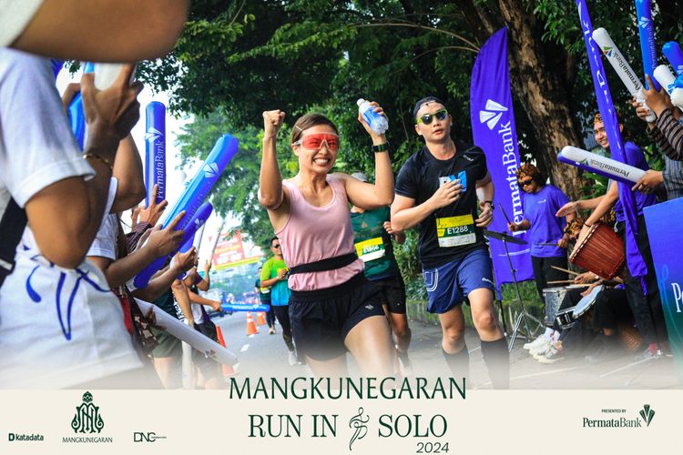 Race photo from Mangkunegaran Run 2024