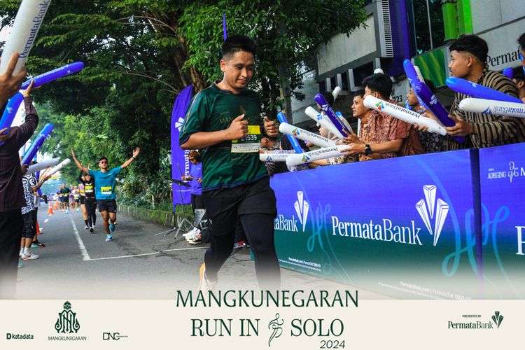 Race photo from Mangkunegaran Run 2024