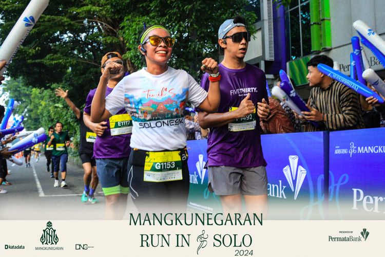 Race photo from Mangkunegaran Run 2024