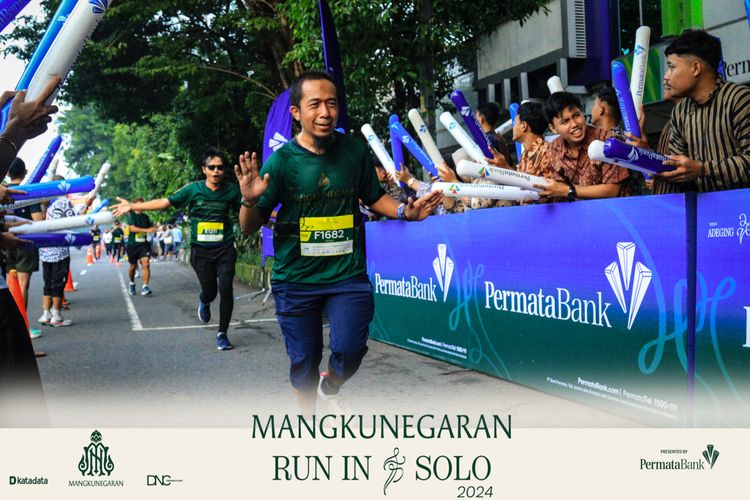Race photo from Mangkunegaran Run 2024
