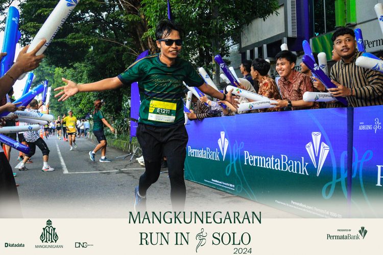 Race photo from Mangkunegaran Run 2024
