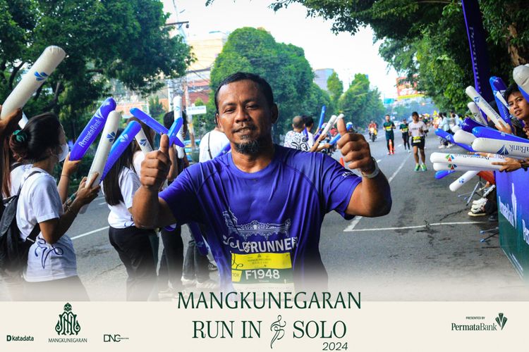 Race photo from Mangkunegaran Run 2024