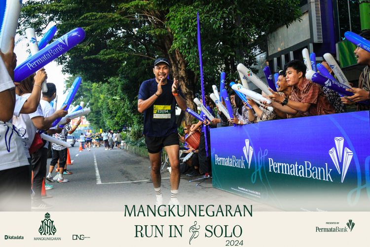 Race photo from Mangkunegaran Run 2024