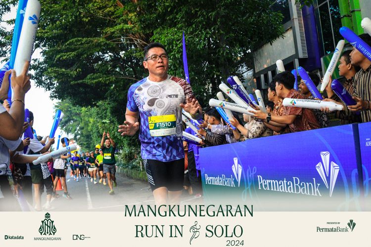 Race photo from Mangkunegaran Run 2024