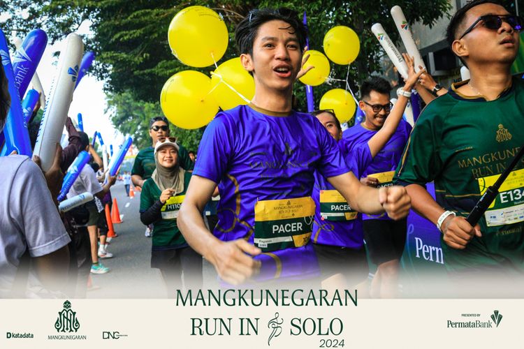Race photo from Mangkunegaran Run 2024