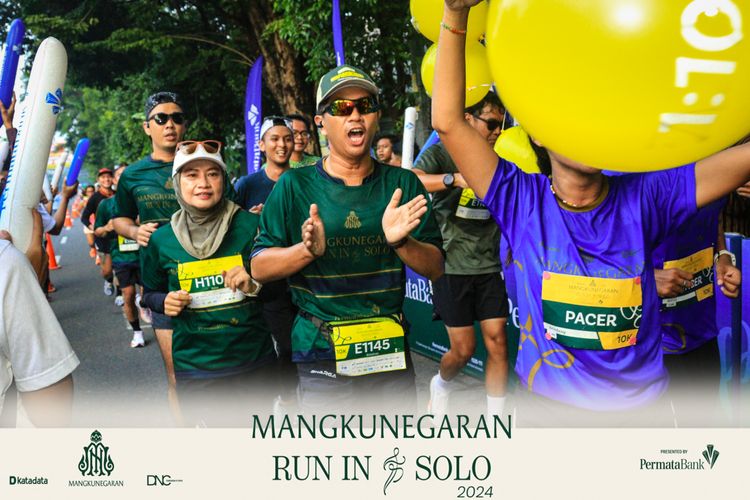 Race photo from Mangkunegaran Run 2024
