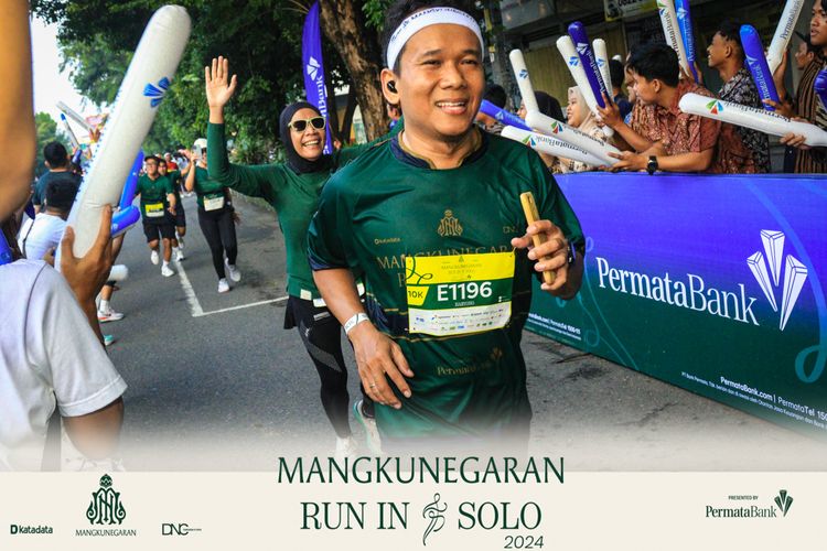 Race photo from Mangkunegaran Run 2024