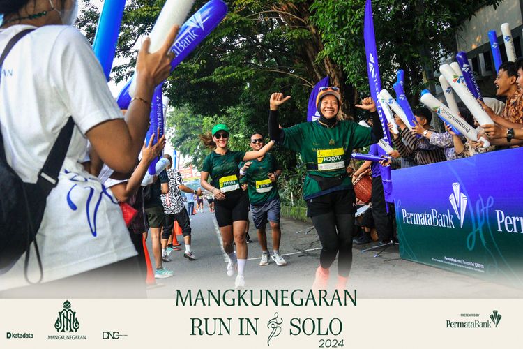 Race photo from Mangkunegaran Run 2024