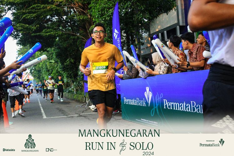 Race photo from Mangkunegaran Run 2024
