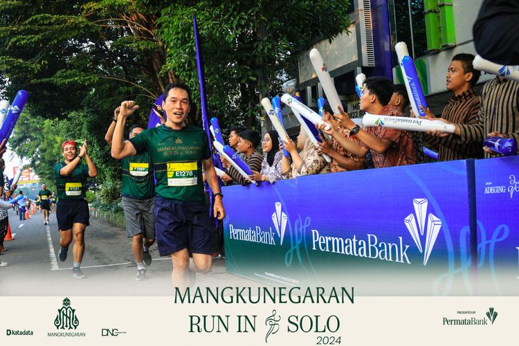 Race photo from Mangkunegaran Run 2024