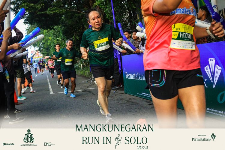 Race photo from Mangkunegaran Run 2024
