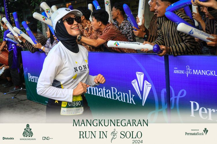 Race photo from Mangkunegaran Run 2024