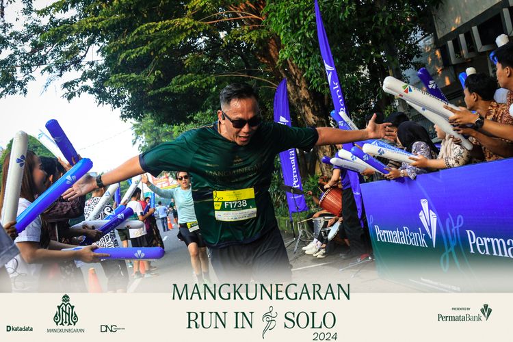 Race photo from Mangkunegaran Run 2024
