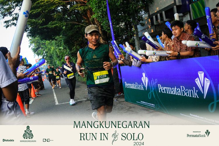 Race photo from Mangkunegaran Run 2024