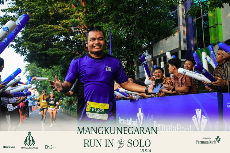 Race photo from Mangkunegaran Run 2024