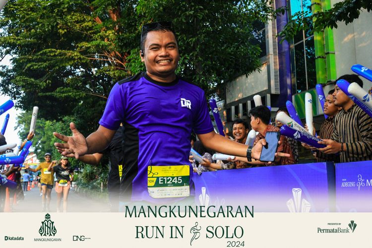 Race photo from Mangkunegaran Run 2024