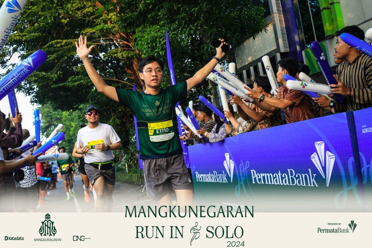 Race photo from Mangkunegaran Run 2024