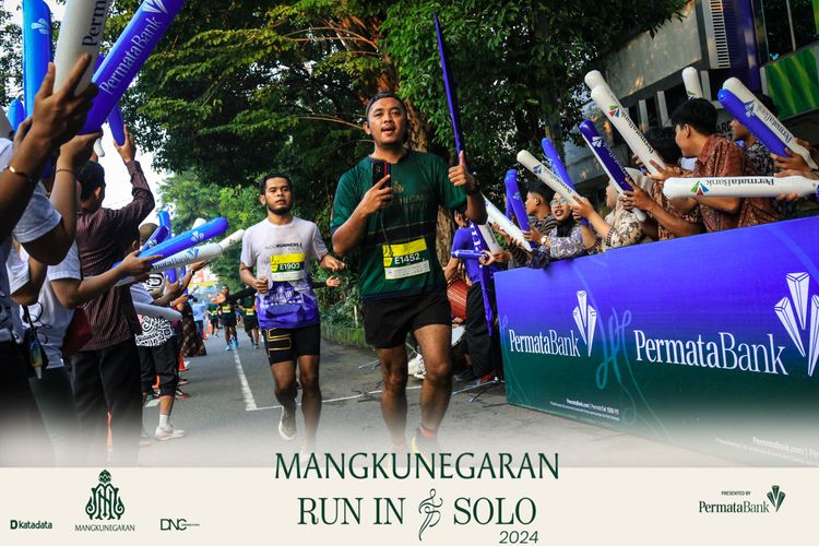 Race photo from Mangkunegaran Run 2024