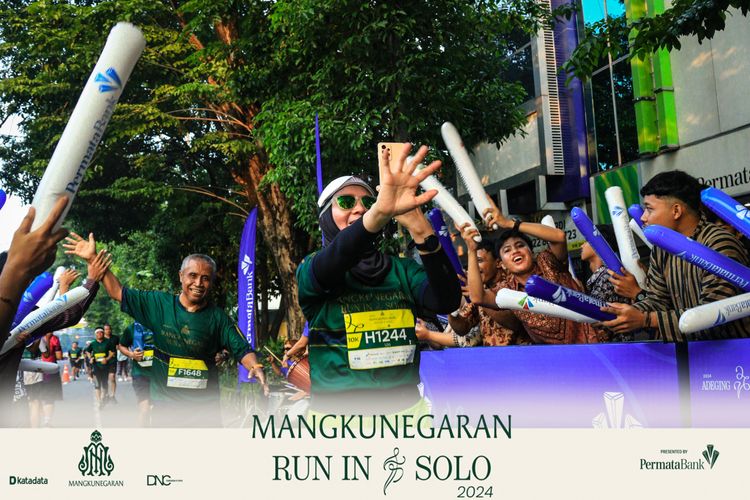 Race photo from Mangkunegaran Run 2024