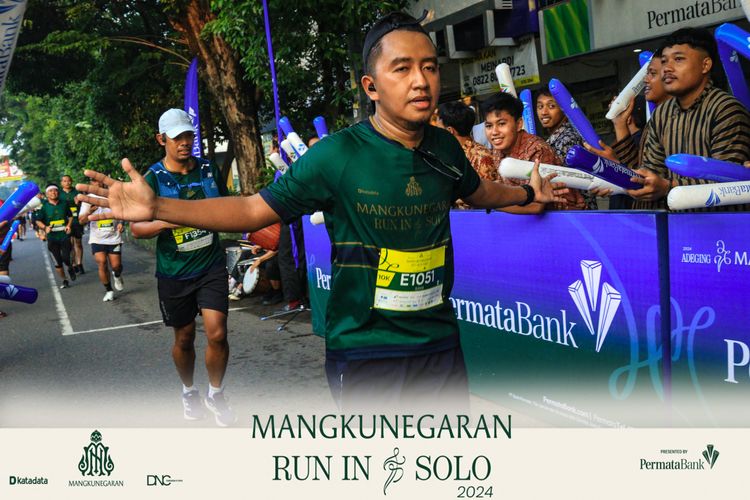 Race photo from Mangkunegaran Run 2024