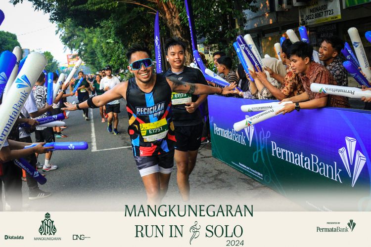 Race photo from Mangkunegaran Run 2024