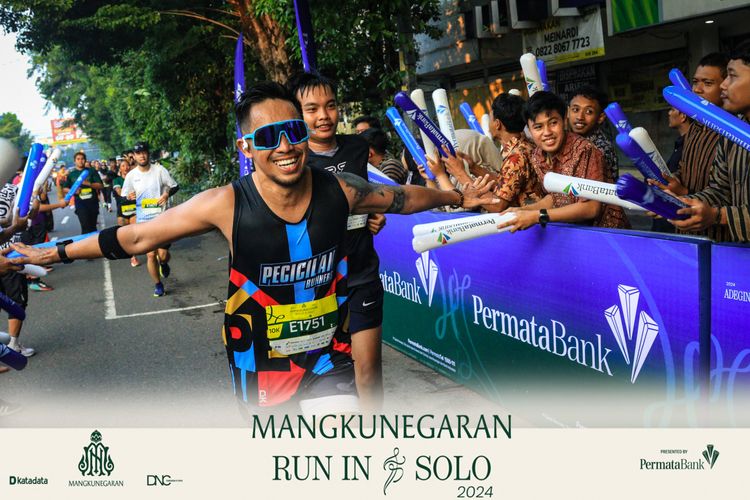 Race photo from Mangkunegaran Run 2024