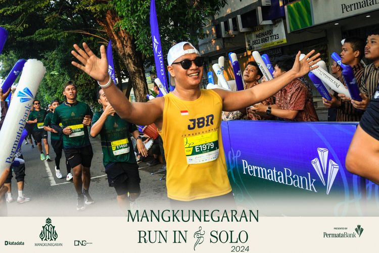 Race photo from Mangkunegaran Run 2024
