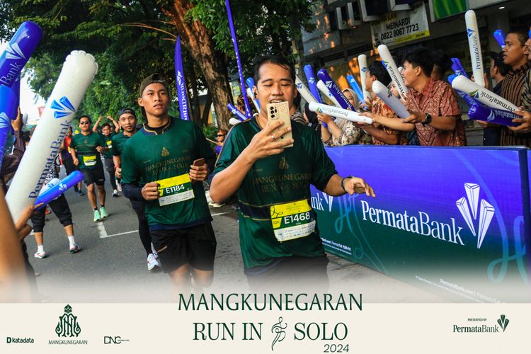 Race photo from Mangkunegaran Run 2024