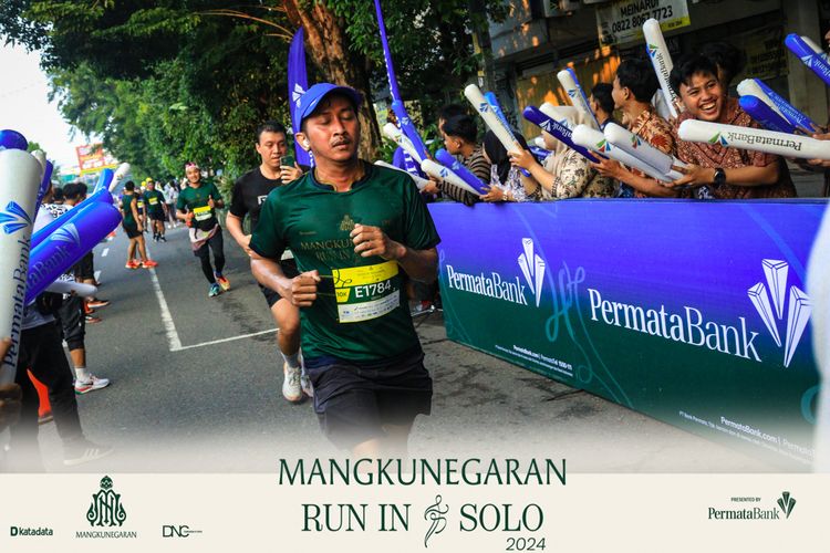 Race photo from Mangkunegaran Run 2024
