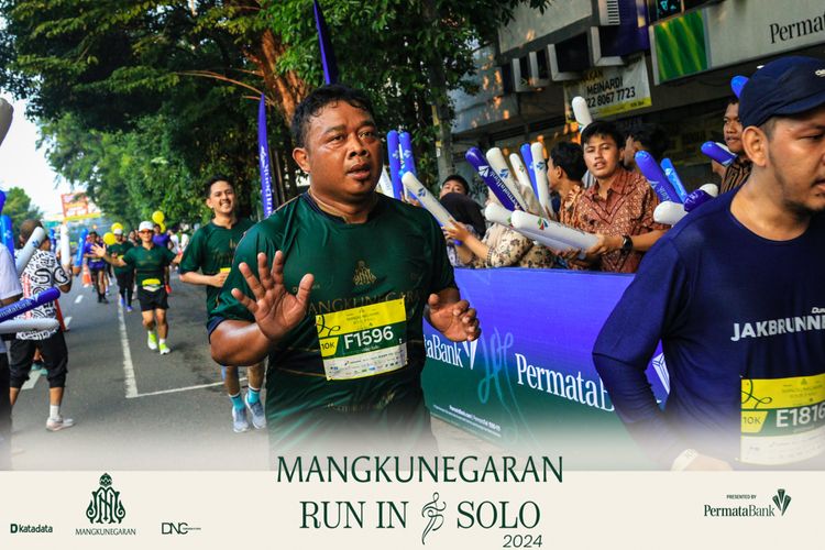 Race photo from Mangkunegaran Run 2024