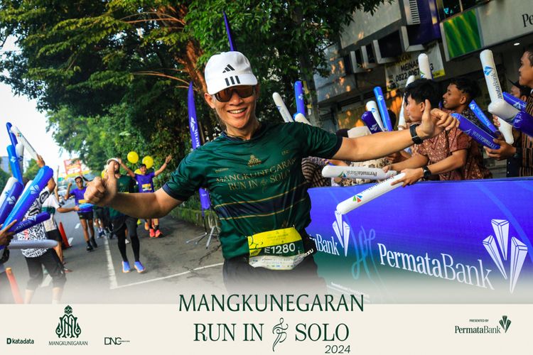 Race photo from Mangkunegaran Run 2024