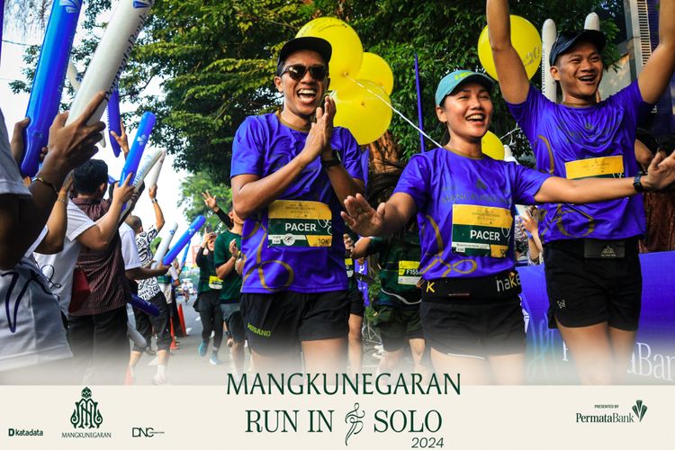 Race photo from Mangkunegaran Run 2024