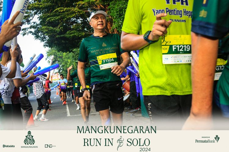 Race photo from Mangkunegaran Run 2024