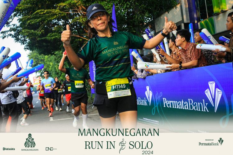 Race photo from Mangkunegaran Run 2024