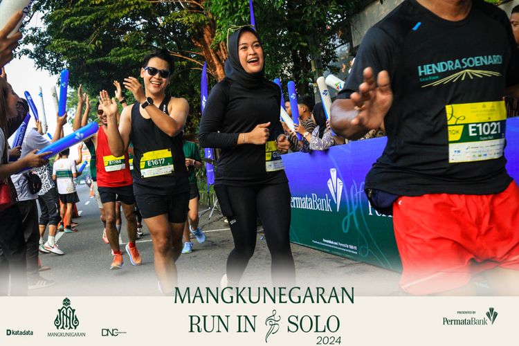 Race photo from Mangkunegaran Run 2024