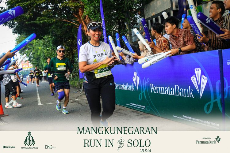 Race photo from Mangkunegaran Run 2024