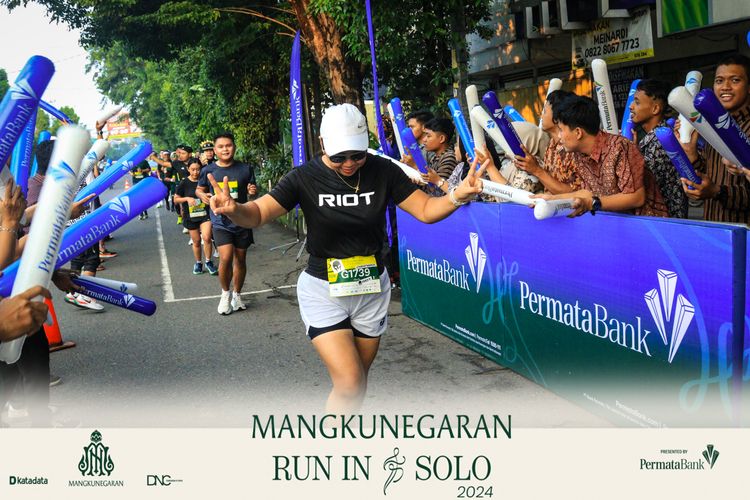 Race photo from Mangkunegaran Run 2024