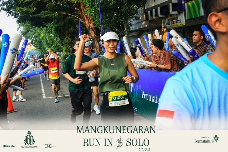 Race photo from Mangkunegaran Run 2024