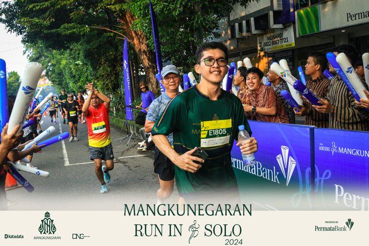 Race photo from Mangkunegaran Run 2024