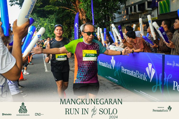 Race photo from Mangkunegaran Run 2024