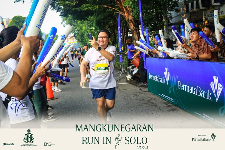 Race photo from Mangkunegaran Run 2024