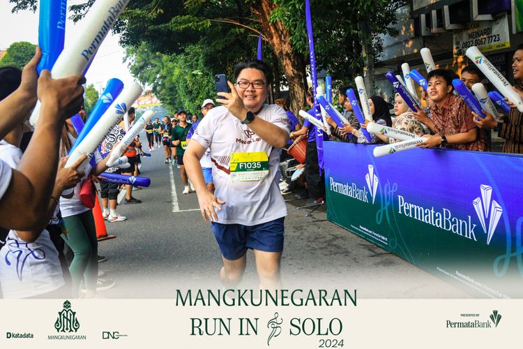 Race photo from Mangkunegaran Run 2024