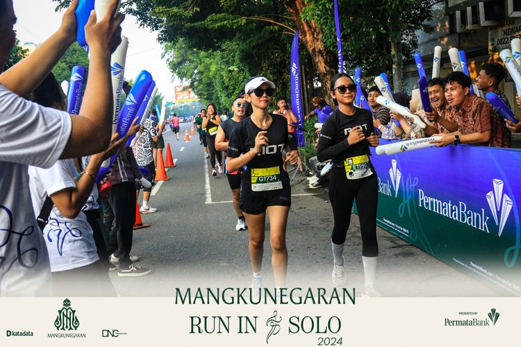 Race photo from Mangkunegaran Run 2024