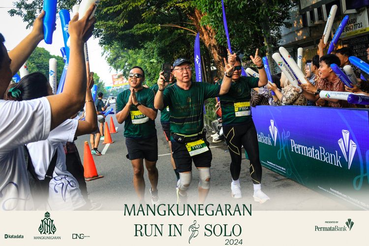 Race photo from Mangkunegaran Run 2024